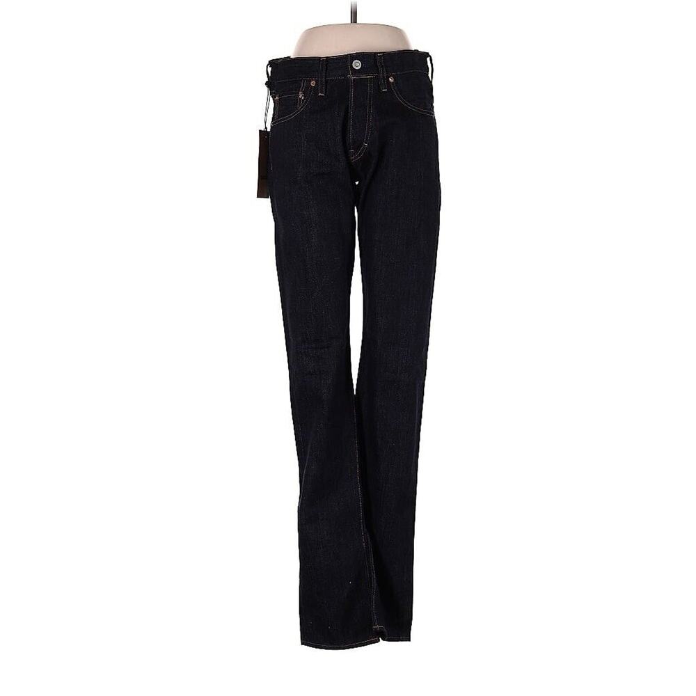 NWT DROP IBARA JAPANESE SELVEDGE Rigid 15oz Dark Denim Sun Dried Size 30 X 34.5